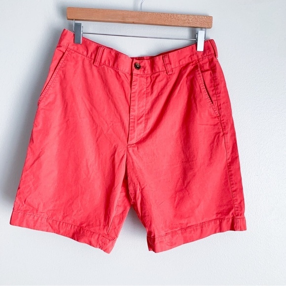 Brooks Brothers 365 men’s red chino cotton shorts size 34 - Picture 1 of 7